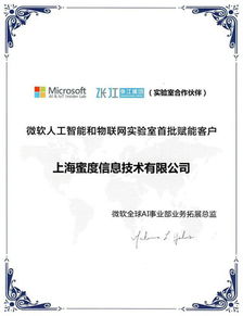 蜜度信息携手微软人工智能与物联网实验室，共启AI应用软件开发新篇章